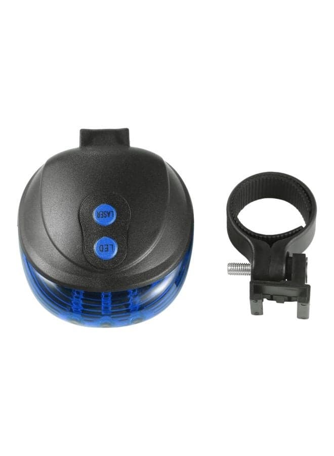 5-LED Beam Waterproof Cycling Rear Lamp Laser 8x7x3.5cm