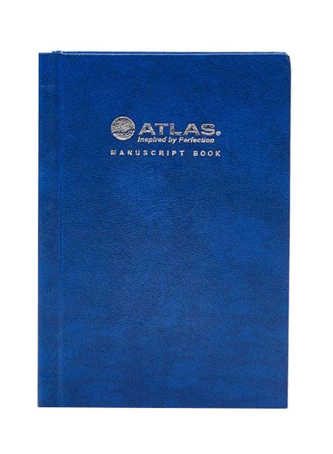 A6 Single Line Manuscript Book, 96 Pages Blue