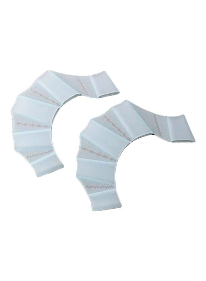 Pair Of Silicone Swimming Finger Webbed Gloves 9.7x6.3x1.4cm