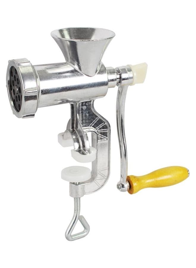 Manual Sausage Meat Grinder Silver