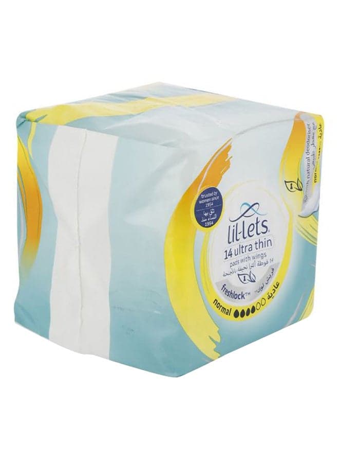 Ultra Thin Sanitary Napkins, 14 Count