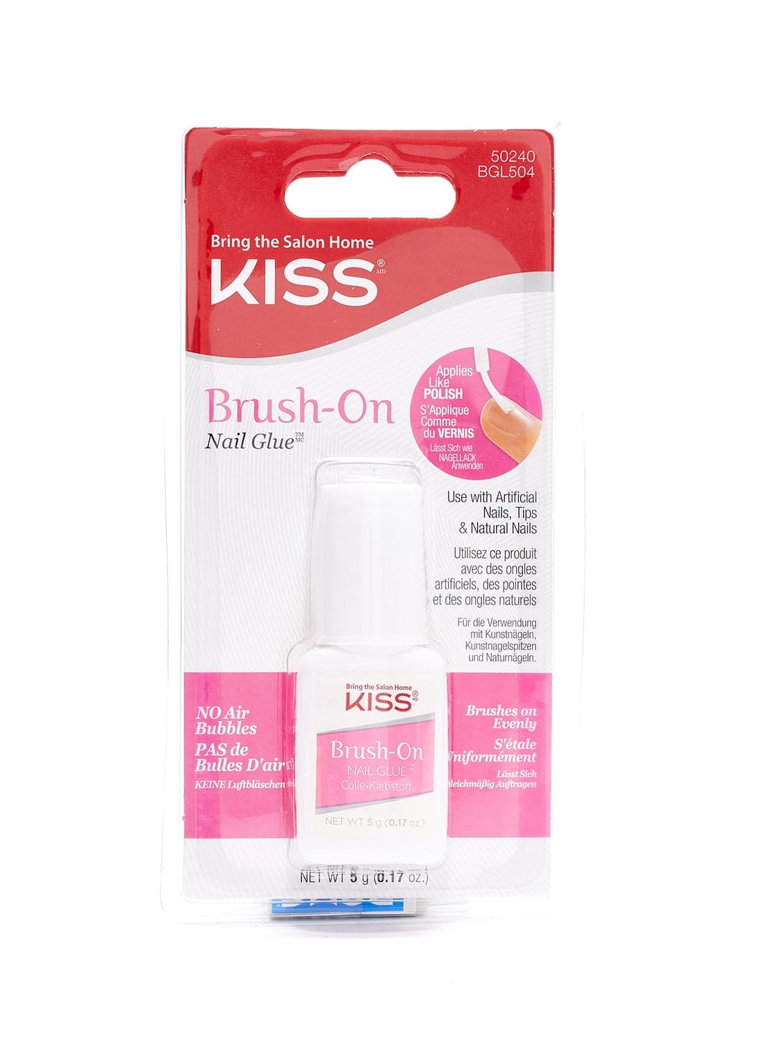 Brush-On Nail Glue Clear