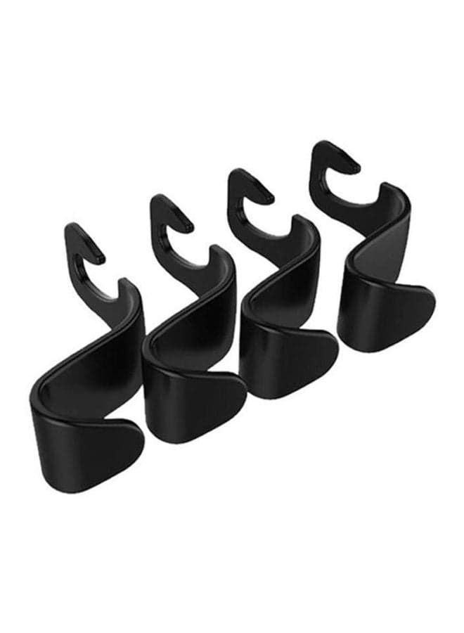 4-Piece Universal Car Seat Back Hanger Hook Set
