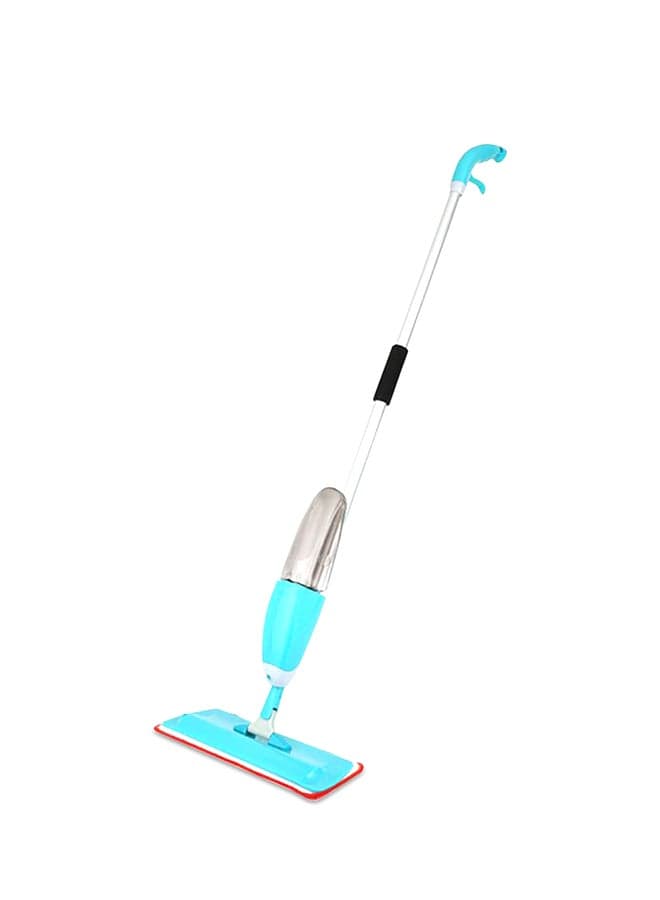 Spray Mop With Microfiber Cleaning Cloth Blue 125x40x15cm