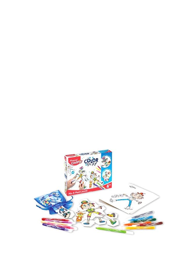 Creative Color And Play Mix And Match Puzzle Multicolour