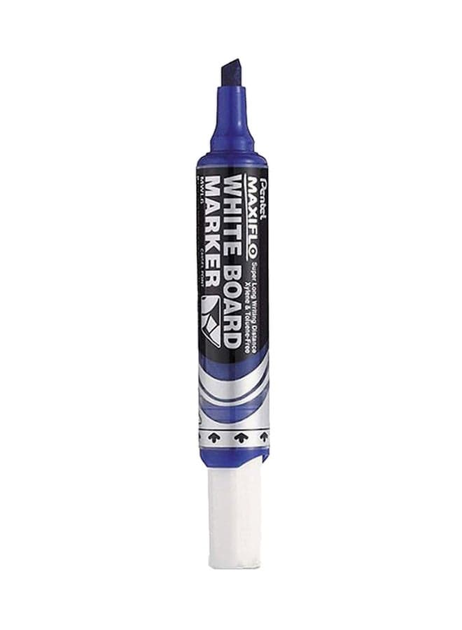 Maxiflo White Board Marker Chisel Blue