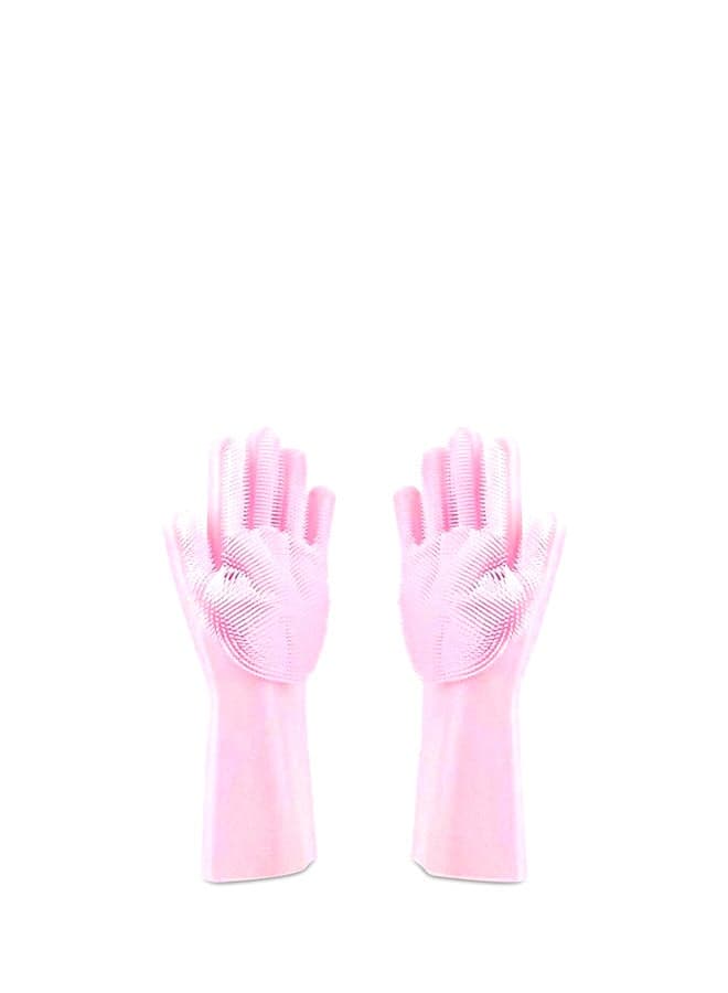 Waterproof Dishwashing Gloves Pink