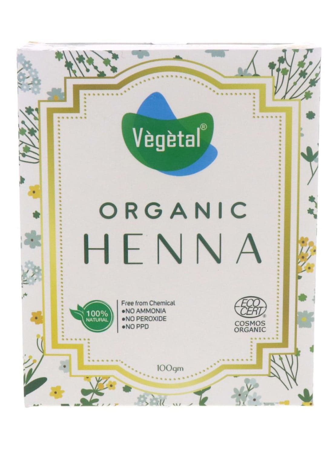 Organic Henna Hair Colour Powder 100grams