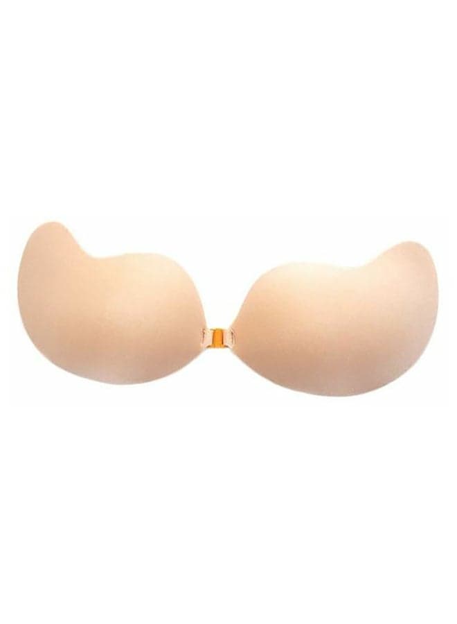 Self-Adhesive Silicone Push Up Bra Beige