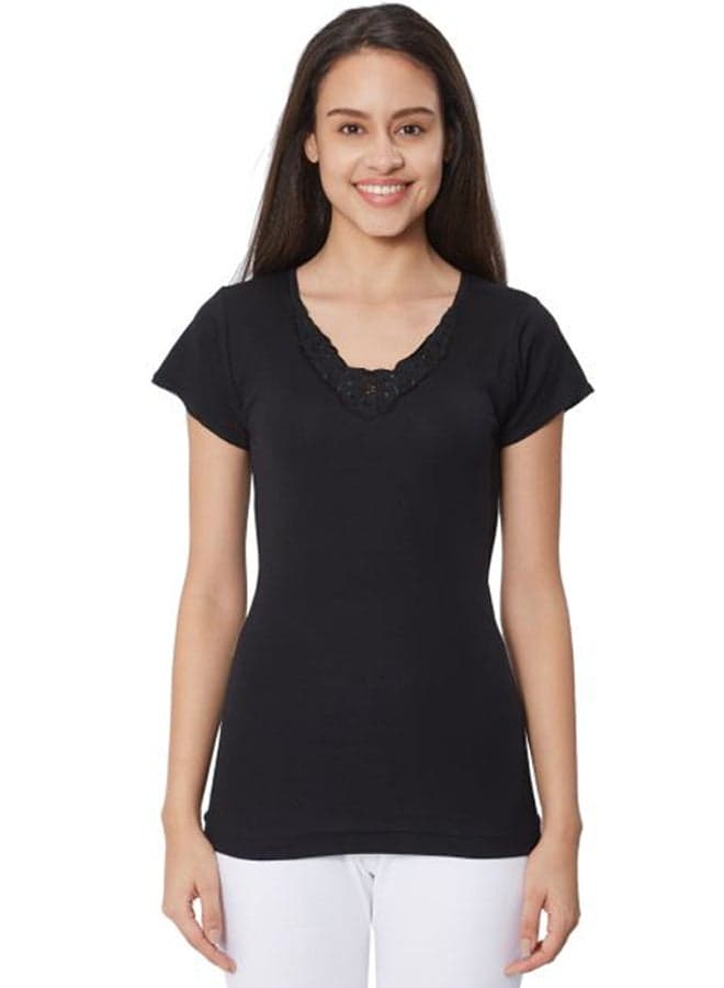 Solid Undershirt Black
