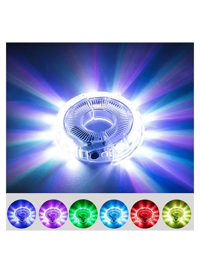 LED Bicycle Wheel Light With 7 Color 18 Modes 8.6x3.7x8.6cm