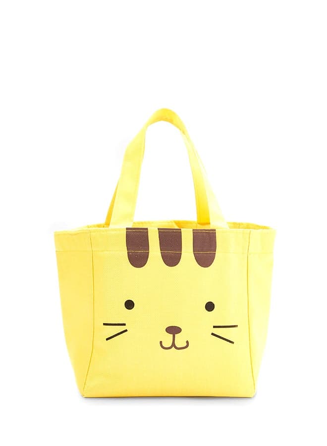 Insulated Cooler Lunch Bag Yellow 0.9 x 12.1 x 8.2inch