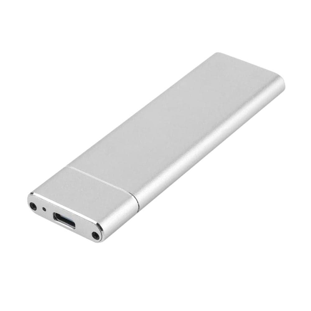 USB 3.1 Type-C Converter Adapter Enclosure Case M2 SSD Hard Disk Silver