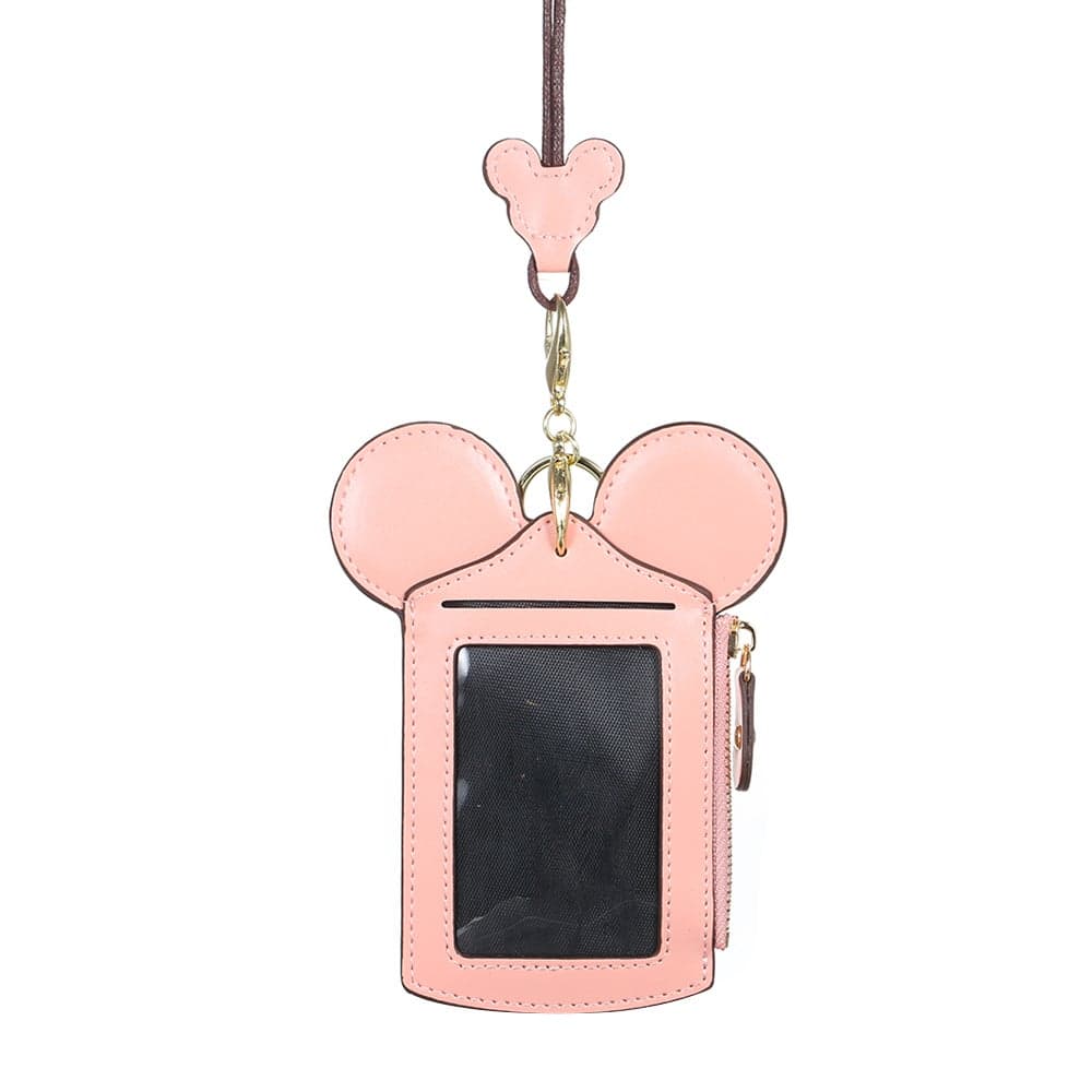 Cartoon Cute Holder Protector ID Credit Card Case Pink