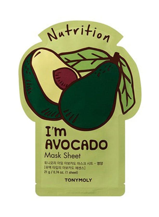 I'm Avocado Mask Sheet – Nutrition 21ml