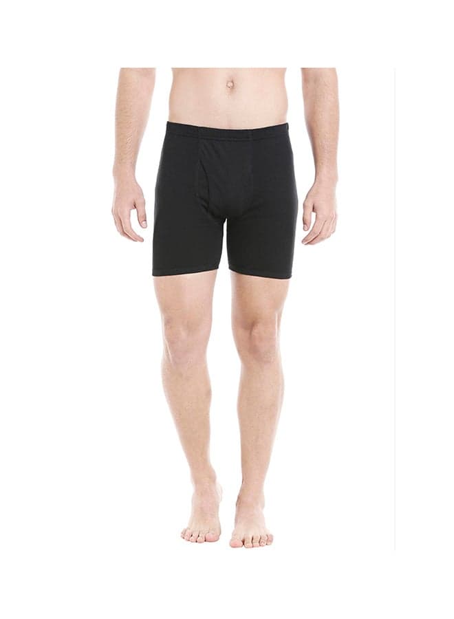 Cotton Boxer Brief Black