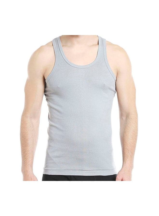 Cotton Vest Light Grey