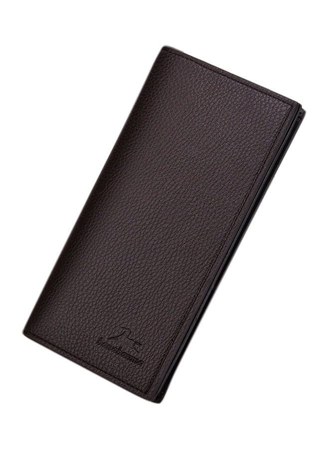 PU Leather Bifold Wallet Coffee
