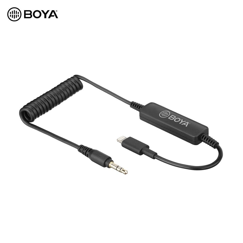 35C-L 3.5mm To Lightning Connector Audio Cable Black