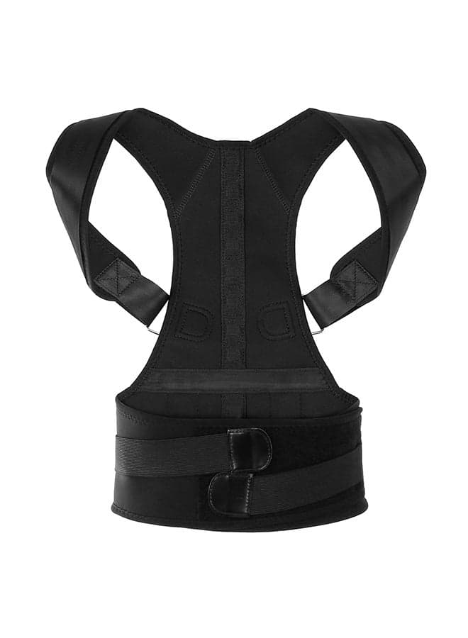 Adjustable Back Posture Corrector Shoulder Support Brace Strap Lumbar Lower Back Relief Belt Men Women 22.0x14.0x4.0cm