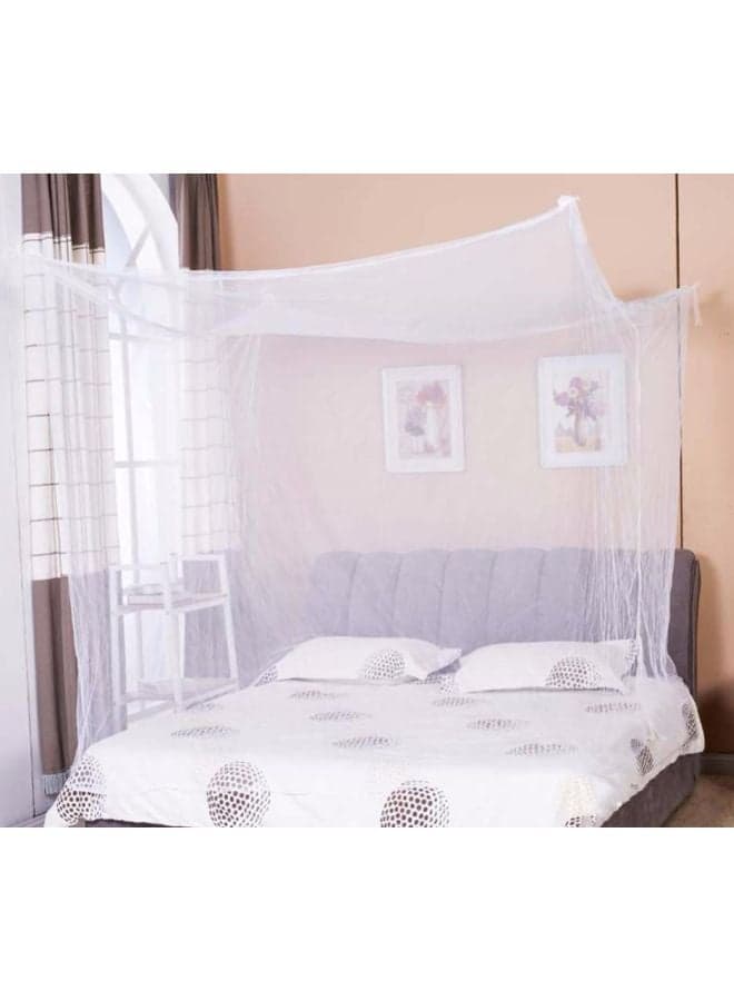 Bed Mosquito Net Polyester White 90x190x150cm