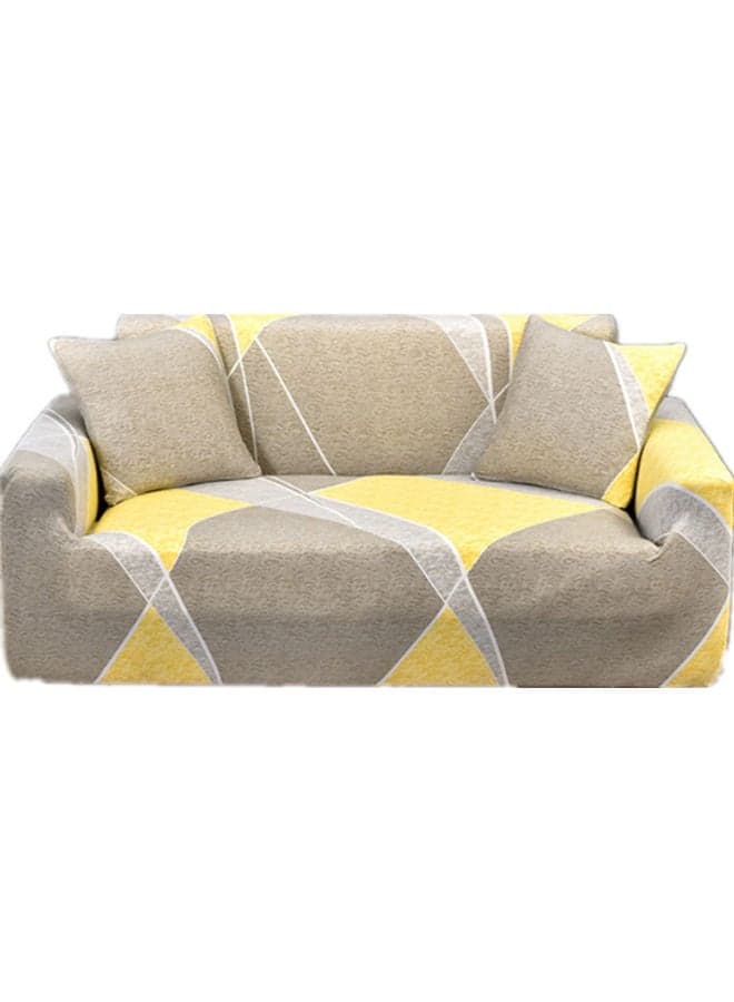 Three Seat Sofa Cover yellow 190-230cm