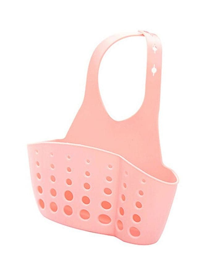2-Compartment Sink Sponge Holder Pink 21x12cm
