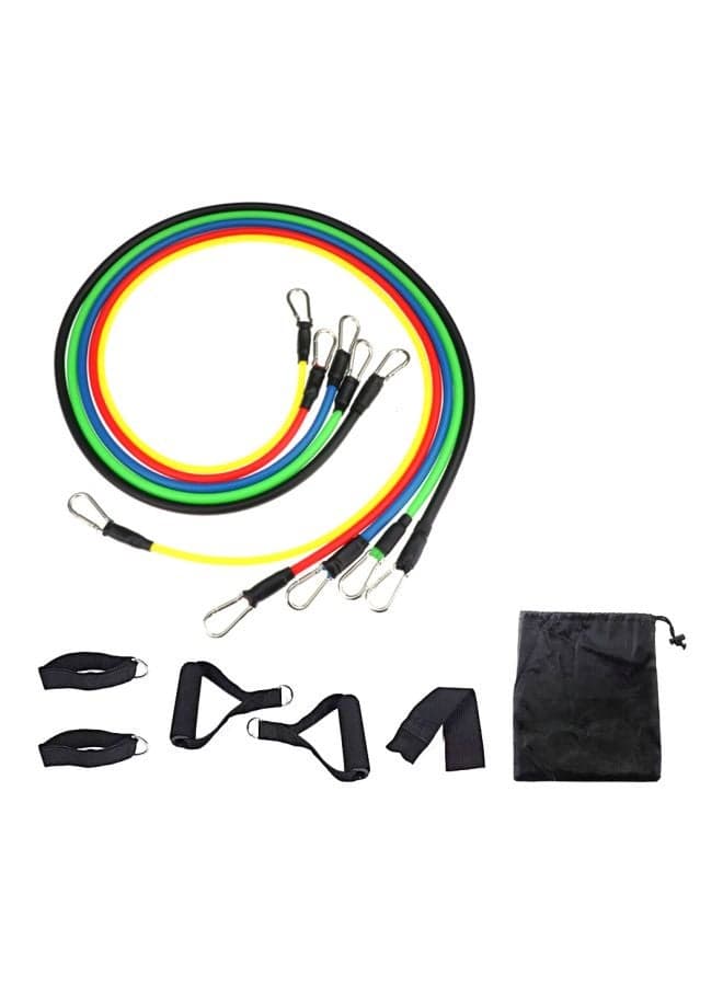 11-Piece Exercise Resistance Band Set