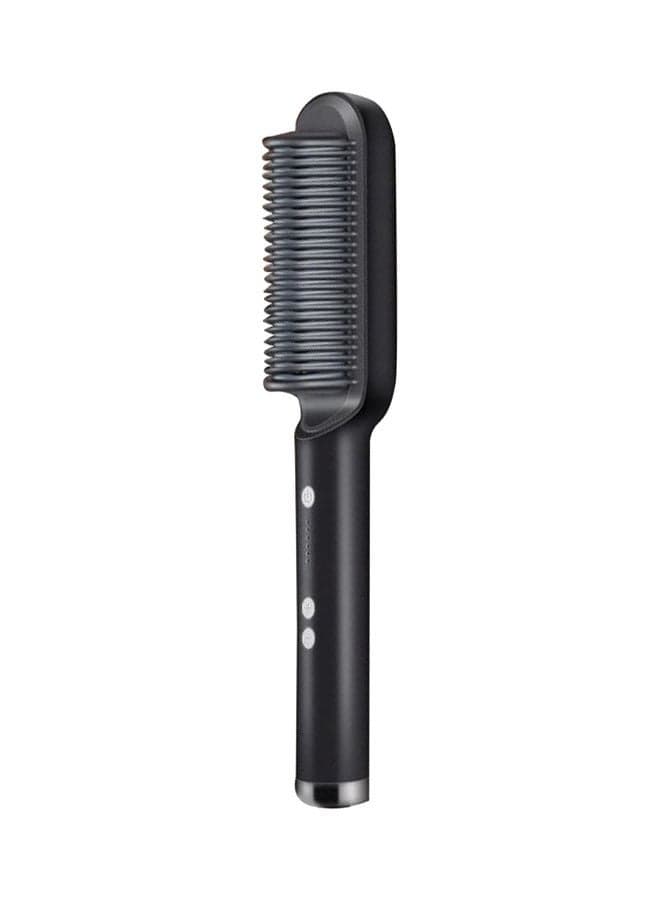 Fancy Hair Straightener Brush Black 27x3cm