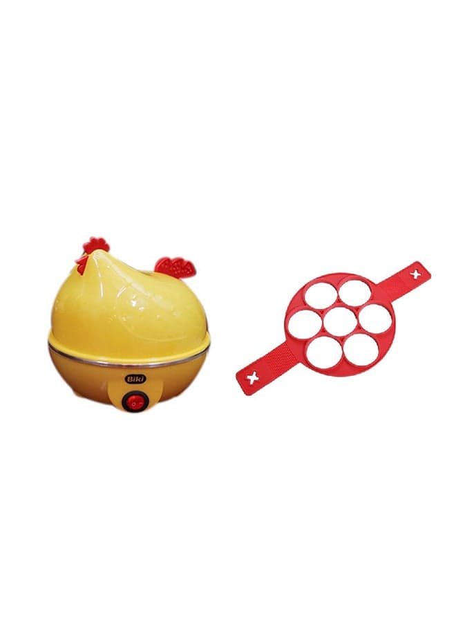 Electric Egg Boiler With Non Stick Flippin Pancake Maker 350 W 6902016009280 Yellow