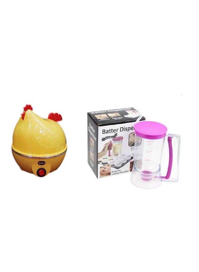 Egg Boiler With Batter Dispenser 350 W 6902016009284 Yellow