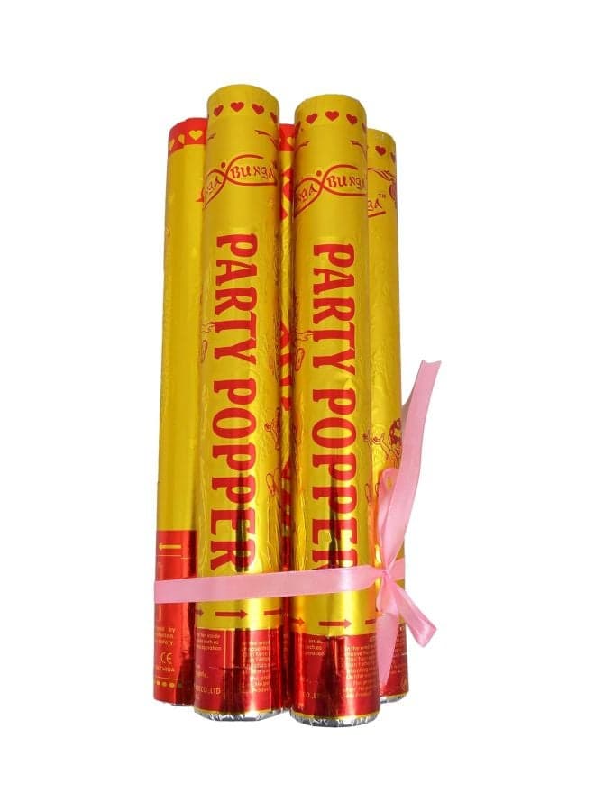 5-Piece Party Popper Roll Set 50cm