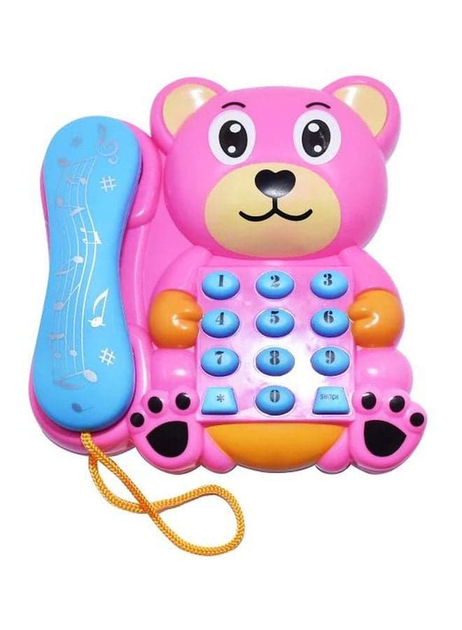 Musical Bear Phone Toy 20x16x2cm