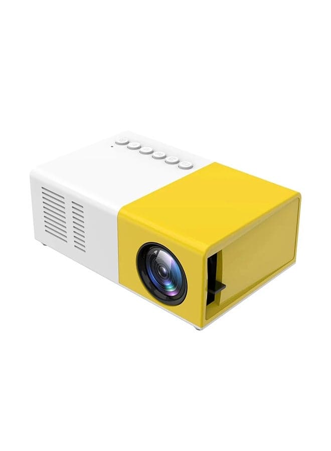 Portable LED Full HD Mini Projector YG400 Yellow/White