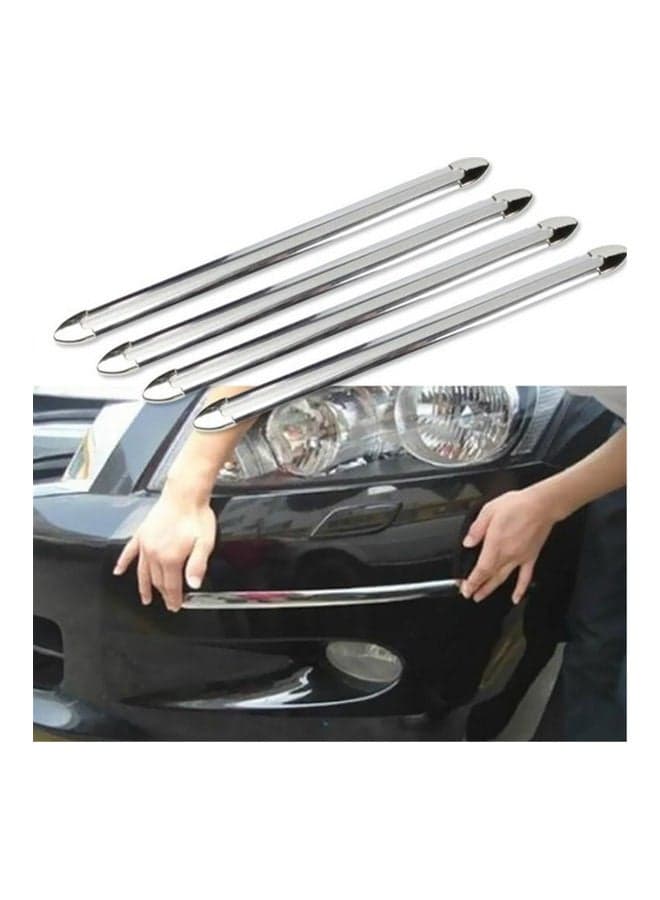 400*25MM Car SUV Edge Anti-collision Strip Bumper Protector Protective Guard Styling Bar - 4pcs