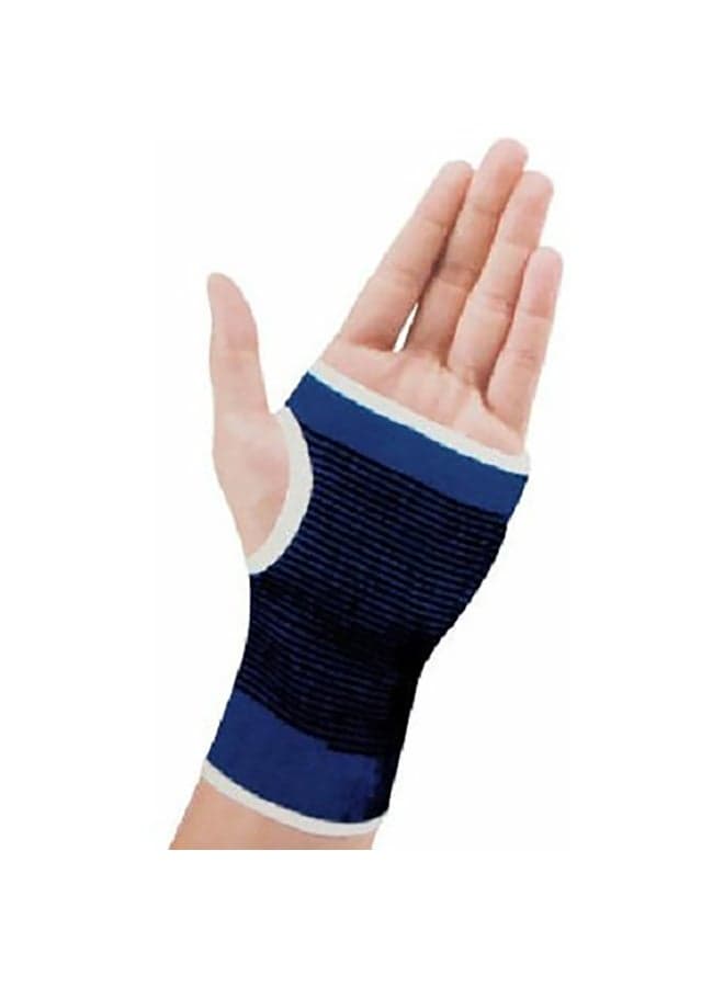 2-Piece FloMaster Elastic Palm Wrist Support Grip Set Blue