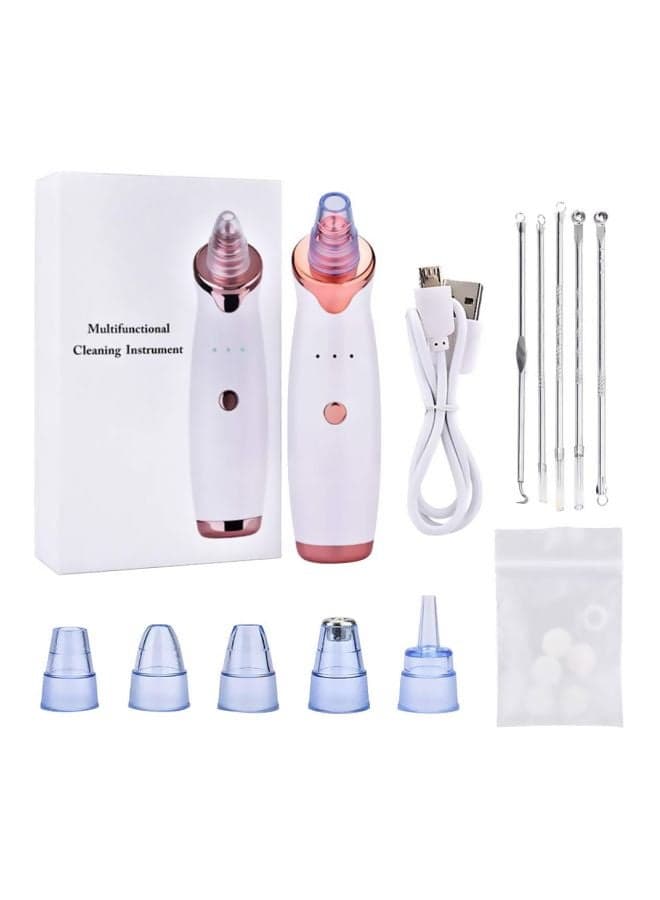 Portable Electric Blackhead Suction Device Rose Gold 19.5 x 4.5 x 9.5cm