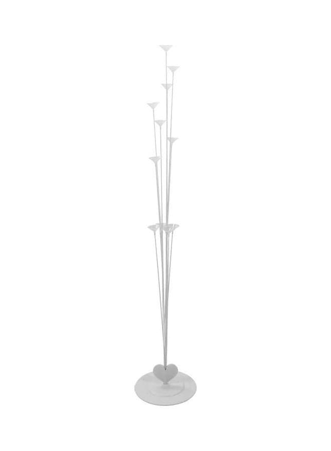 11 Columns Balloon Stand White