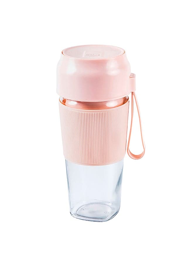 Electric Blender And Portable Juicer Cup 400 ml 50 W ST-6638 Pink/Clear