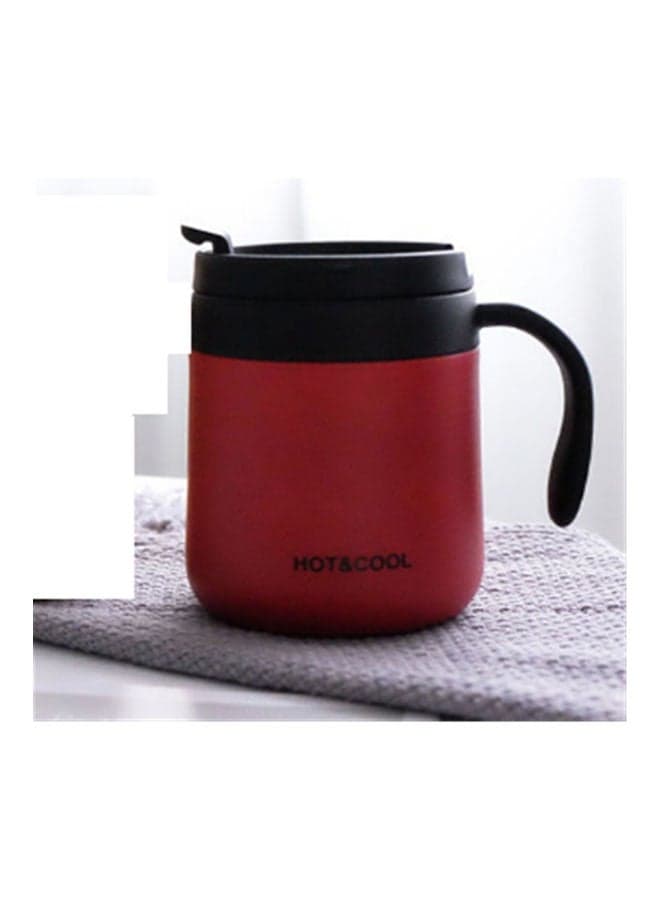 Stainless Steel Thermos Cup Coffee Cup With Lid Red