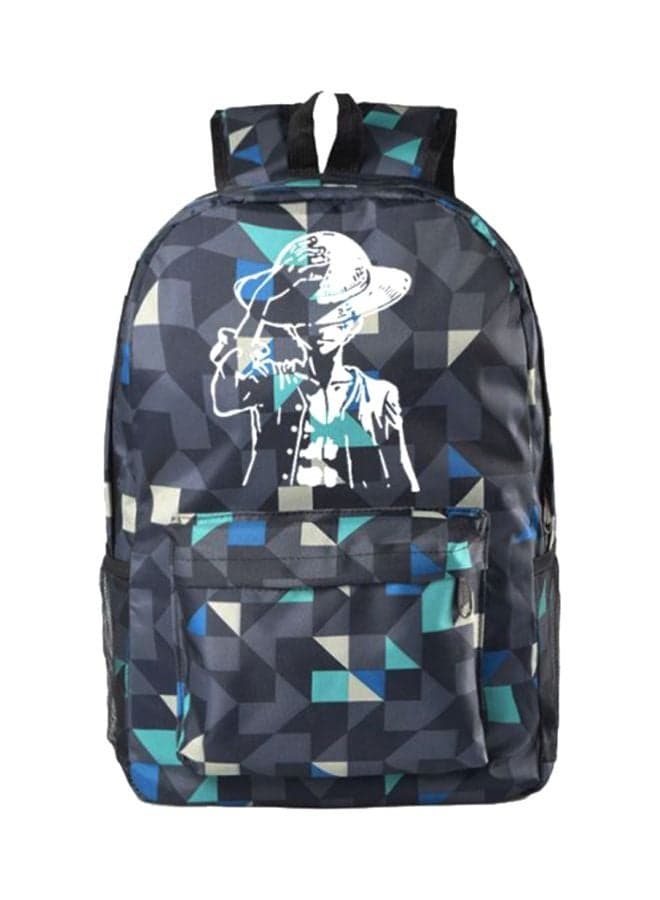 Summer Anime Printed Backpack Multicolour