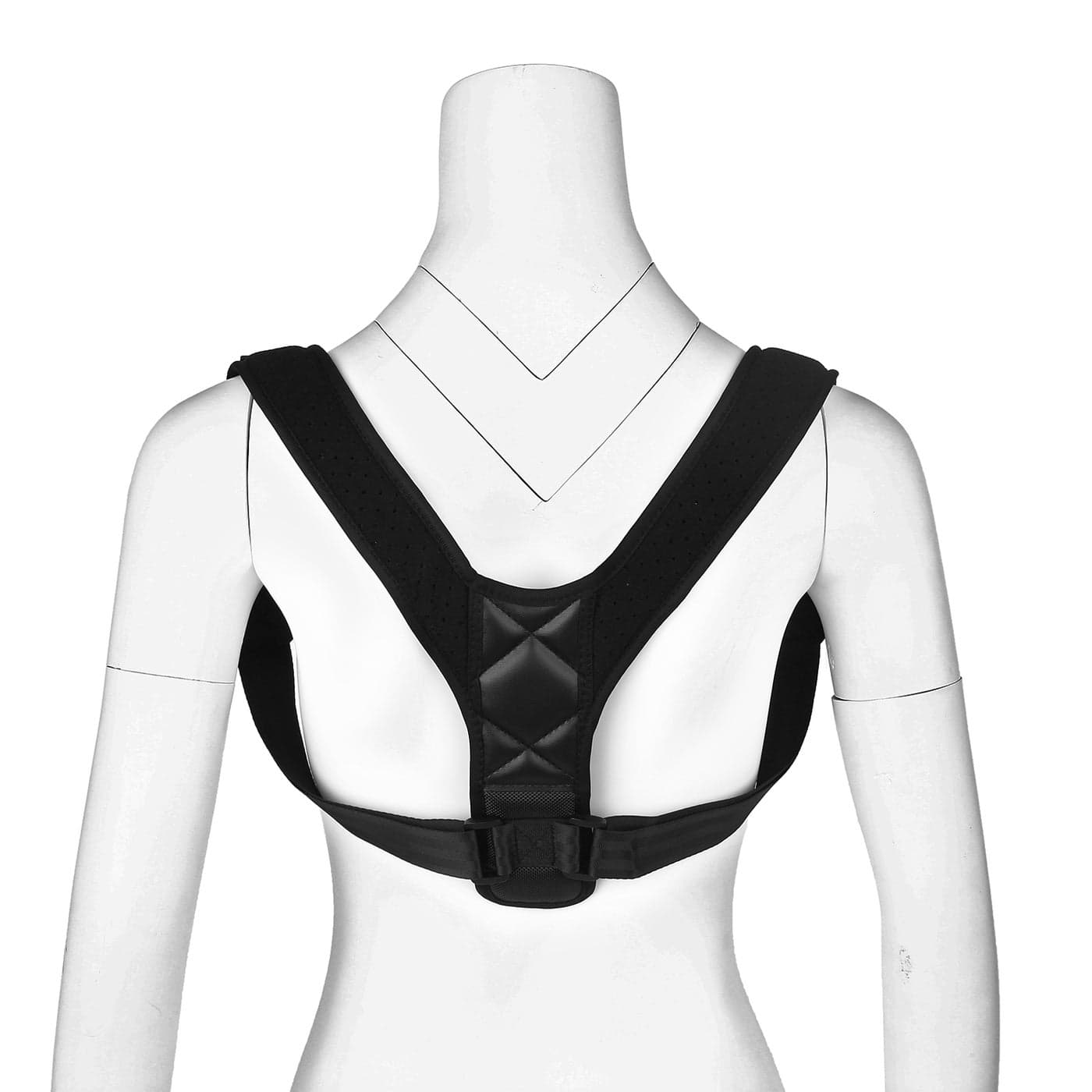 Extra Large Size Adjustable Posture Corrector Braze For Men And Women Black 25.00 X 4.00 X 17.00cm