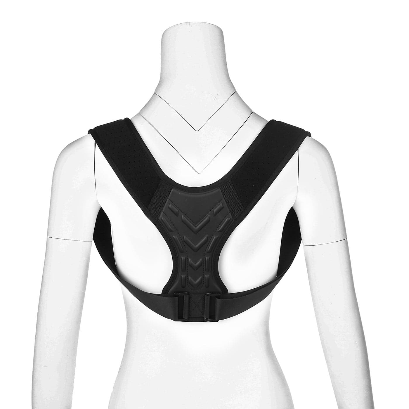 Large Size Adjustable Posture Corrector Braze For Men And Women Black 25.00 X 4.00 X 17.00cm