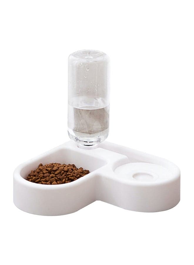 Multifunctional Cat Bowl White 22x22x22.8cm
