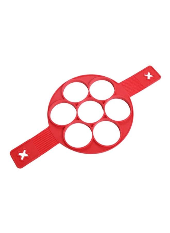 7 Cavity Pancake Maker Red