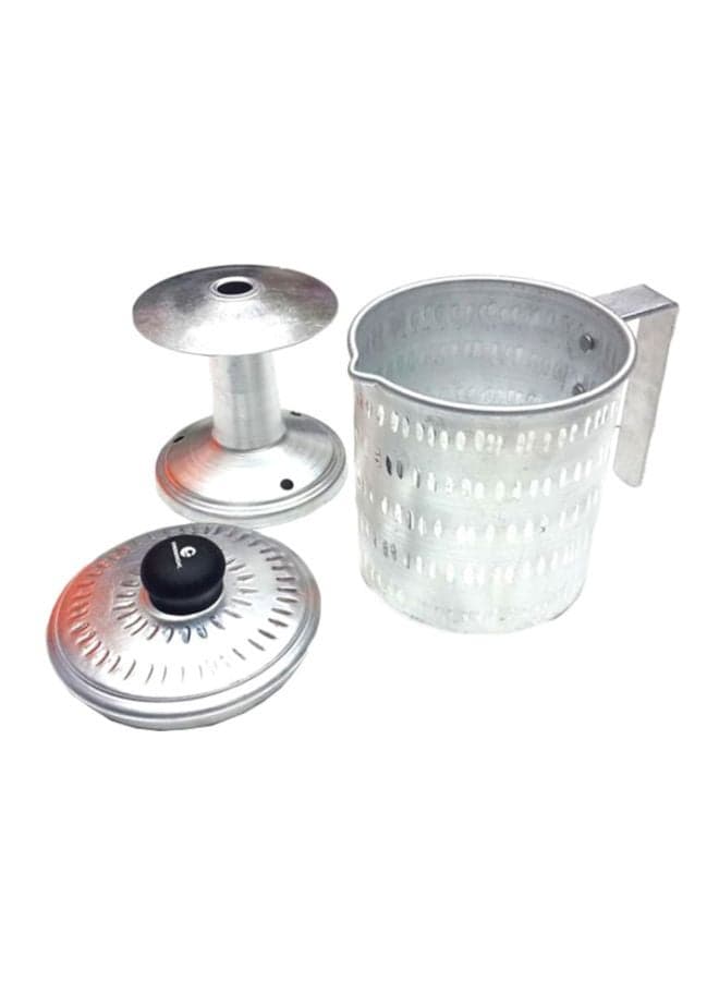 Karak Chai Tea Milk Pot Silver 26.4cm