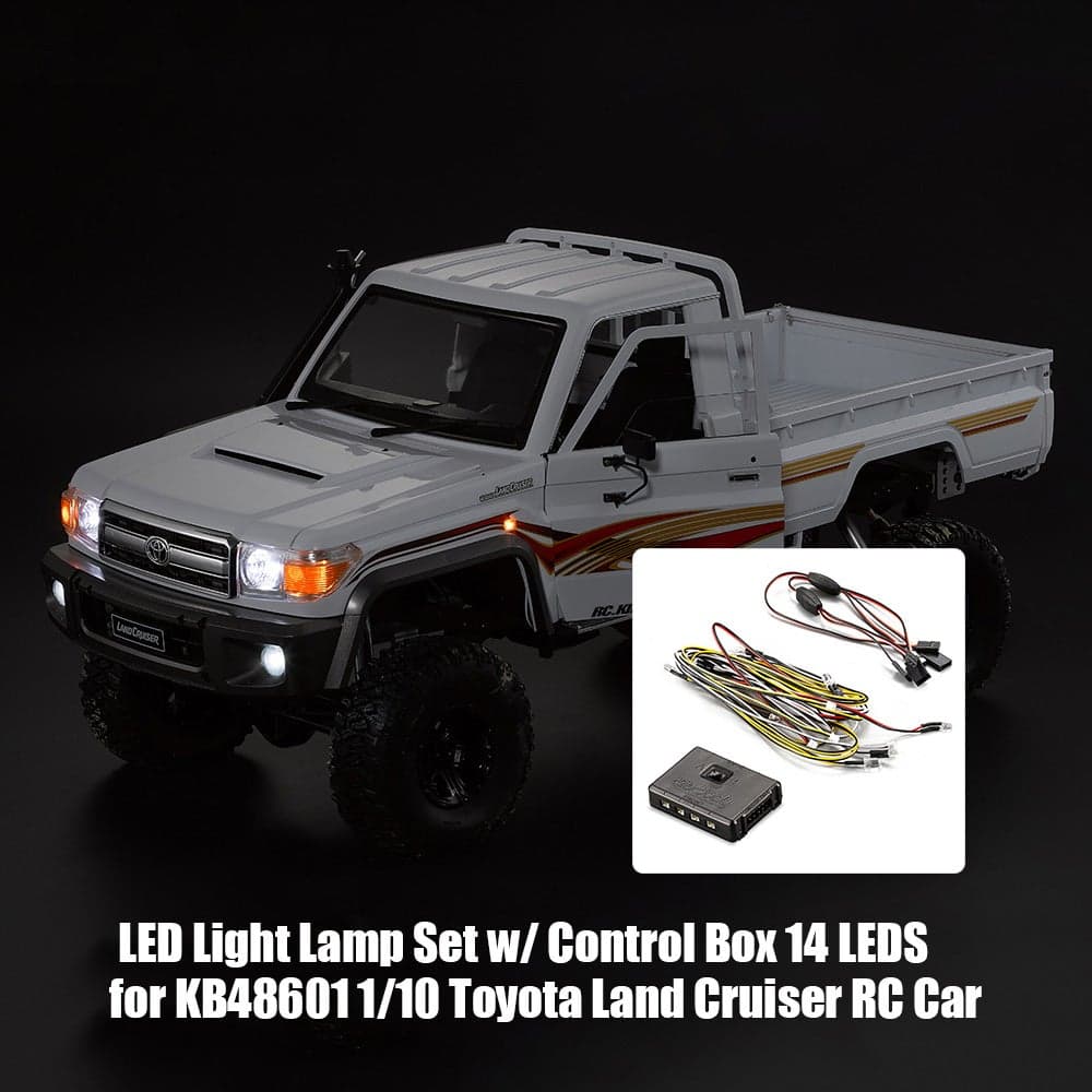 LED Light Lamp Set With Control Box 14 LEDs For Toyota Land Cruiser RC Car