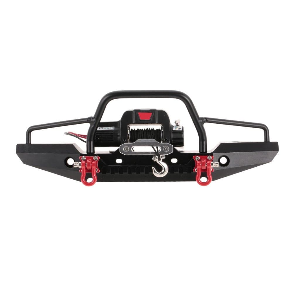 Metal Front Bumper With 2 LED Light And Remote Control Electric Winch 20cm