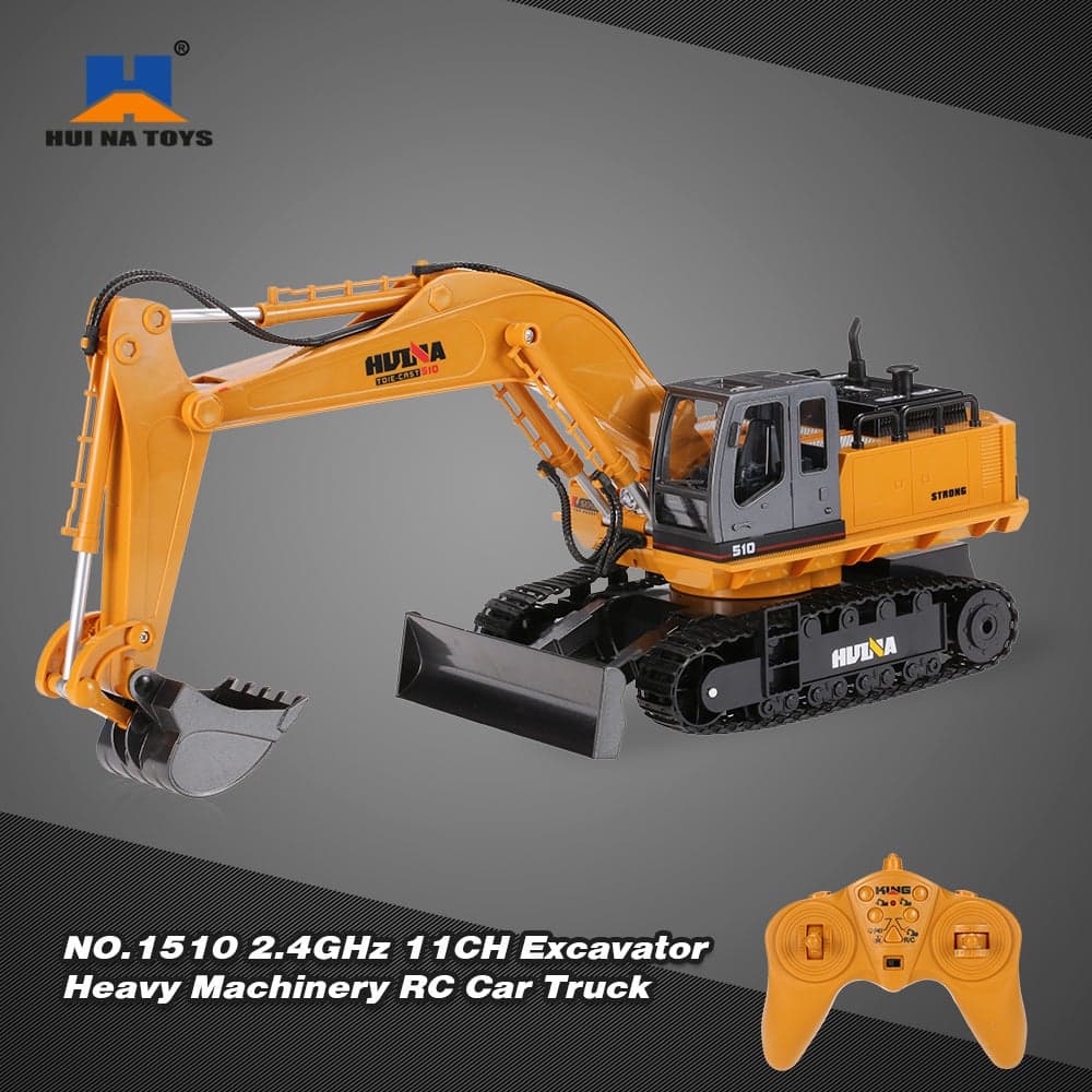 Alloy Engineering Electronic Excavator Heavy Machinery RC Toys Car Truck 48cm