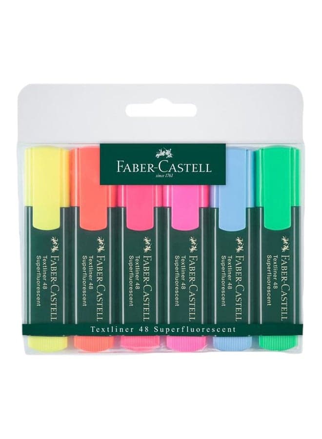6-Piece Highliter Set Multicolour